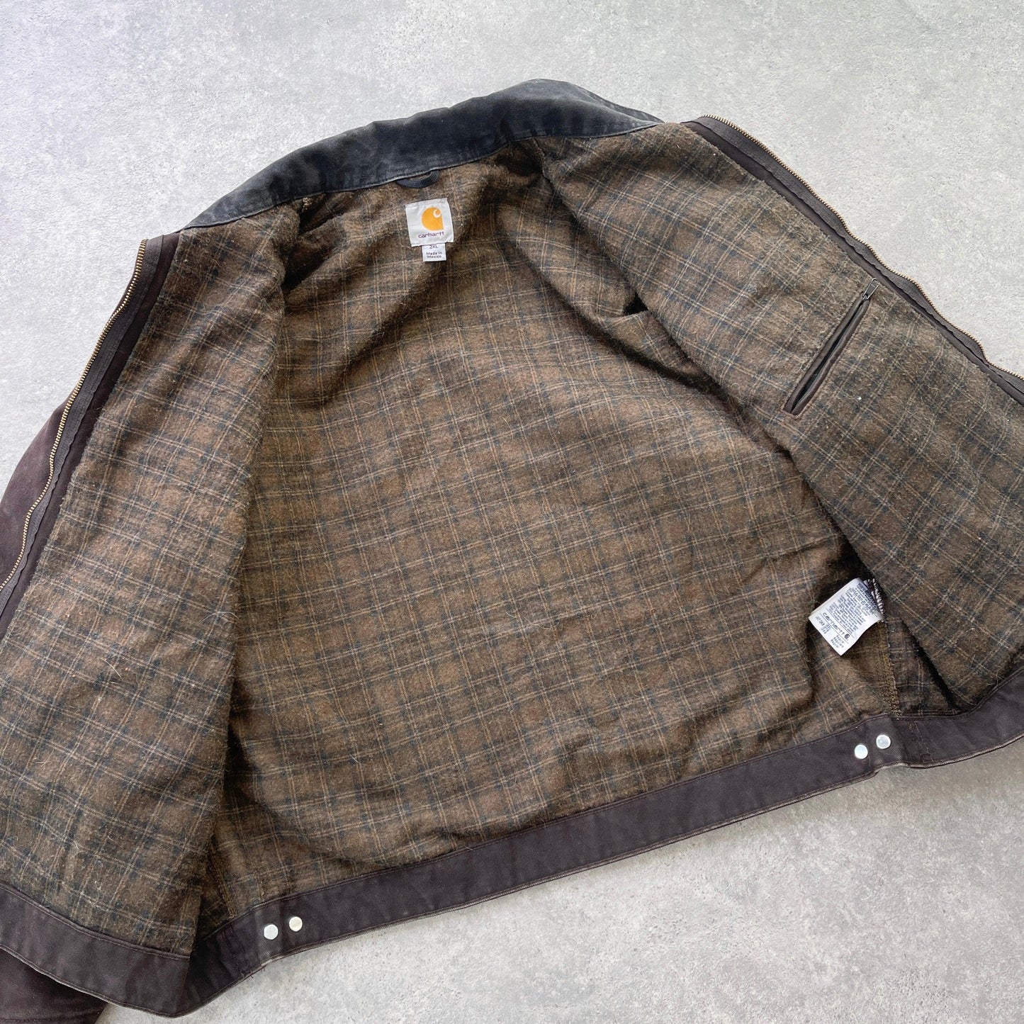 Carhartt 2013 heavyweight blanket lined Detroit jacket (XL) - Known Source