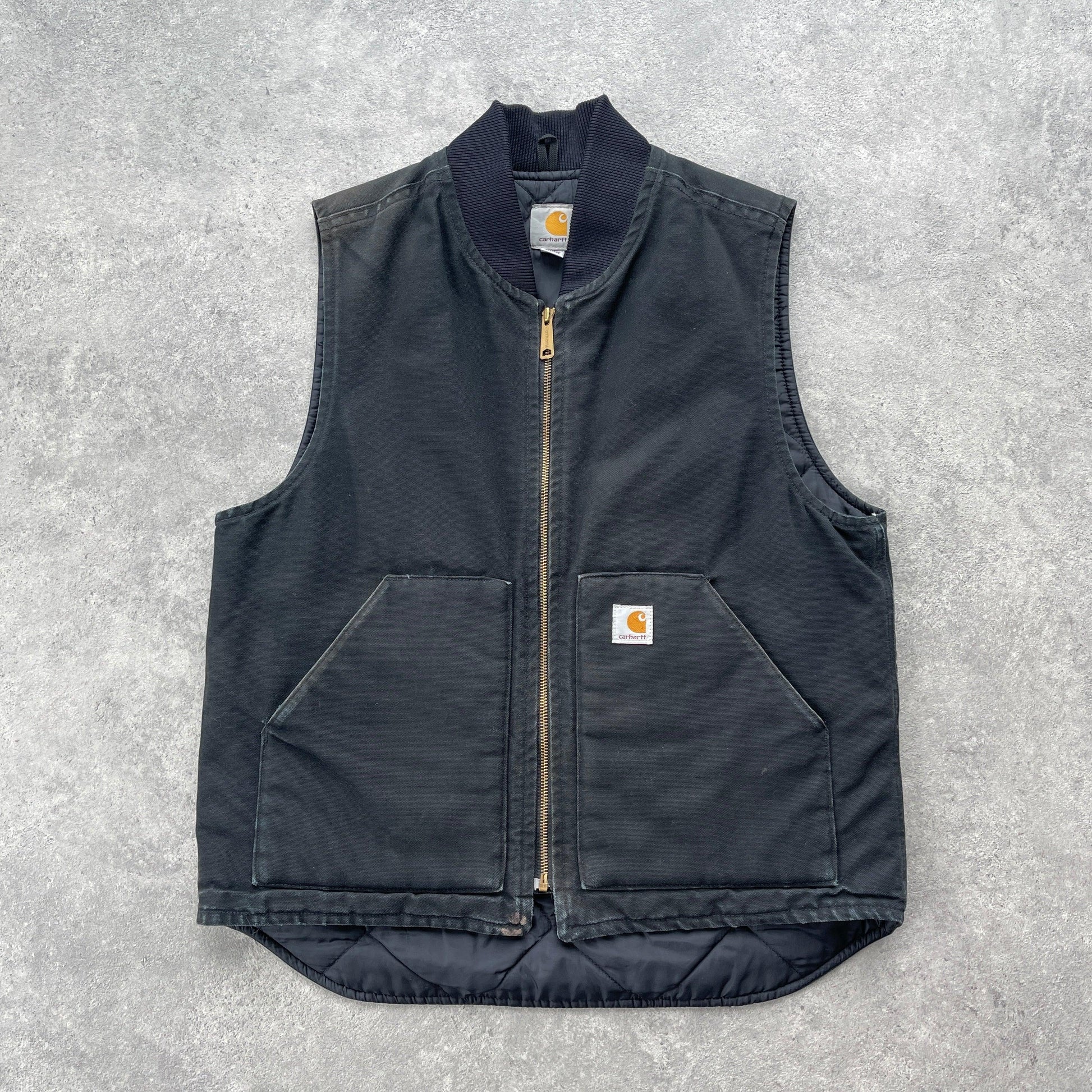 Carhartt 2013 heavyweight quilted vest jacket (M) - Known Source