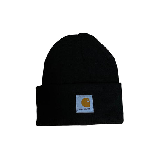 CARHARTT front logo beanie knit hat - Known Source