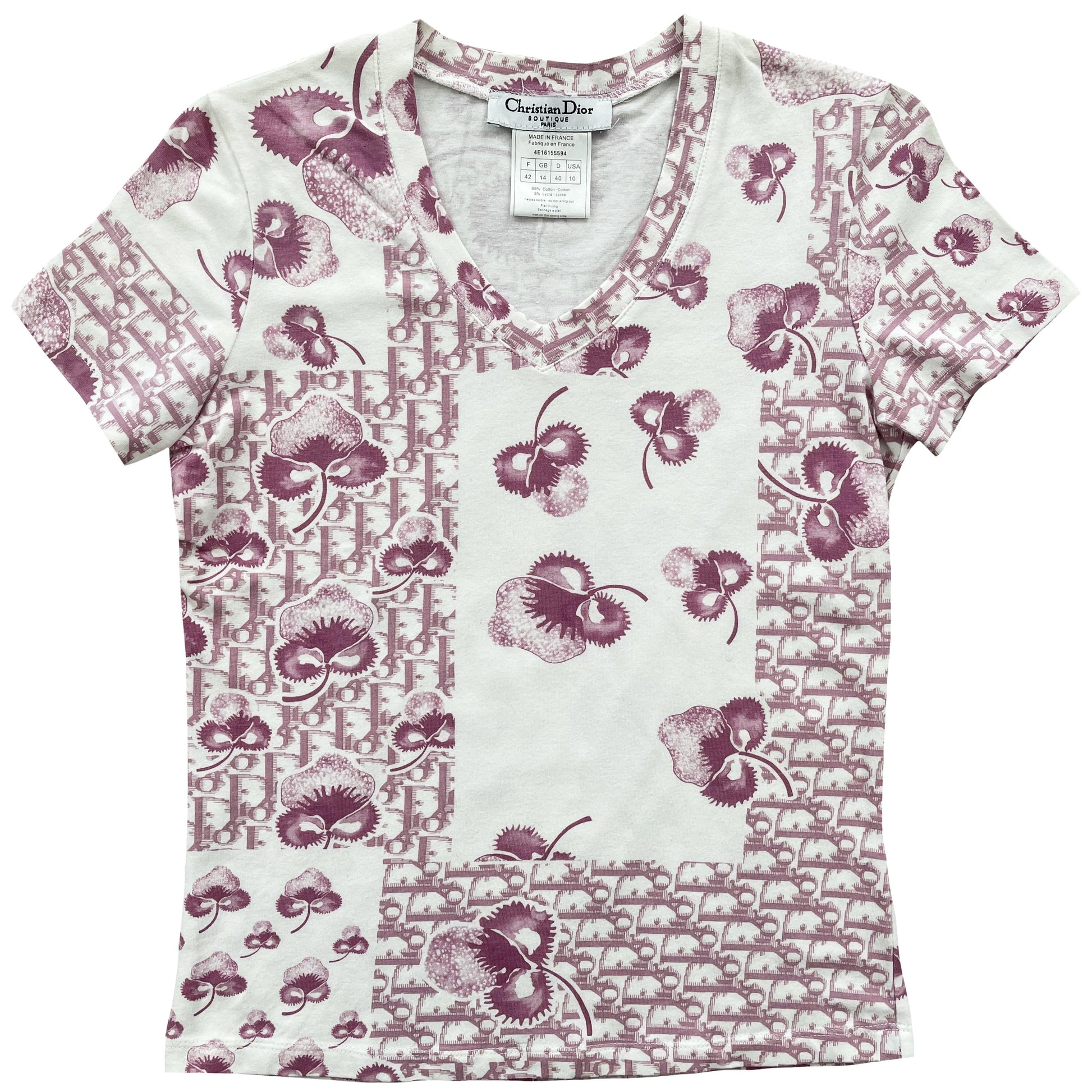 Christian Dior Cherry Blossom T-Shirt - Known Source