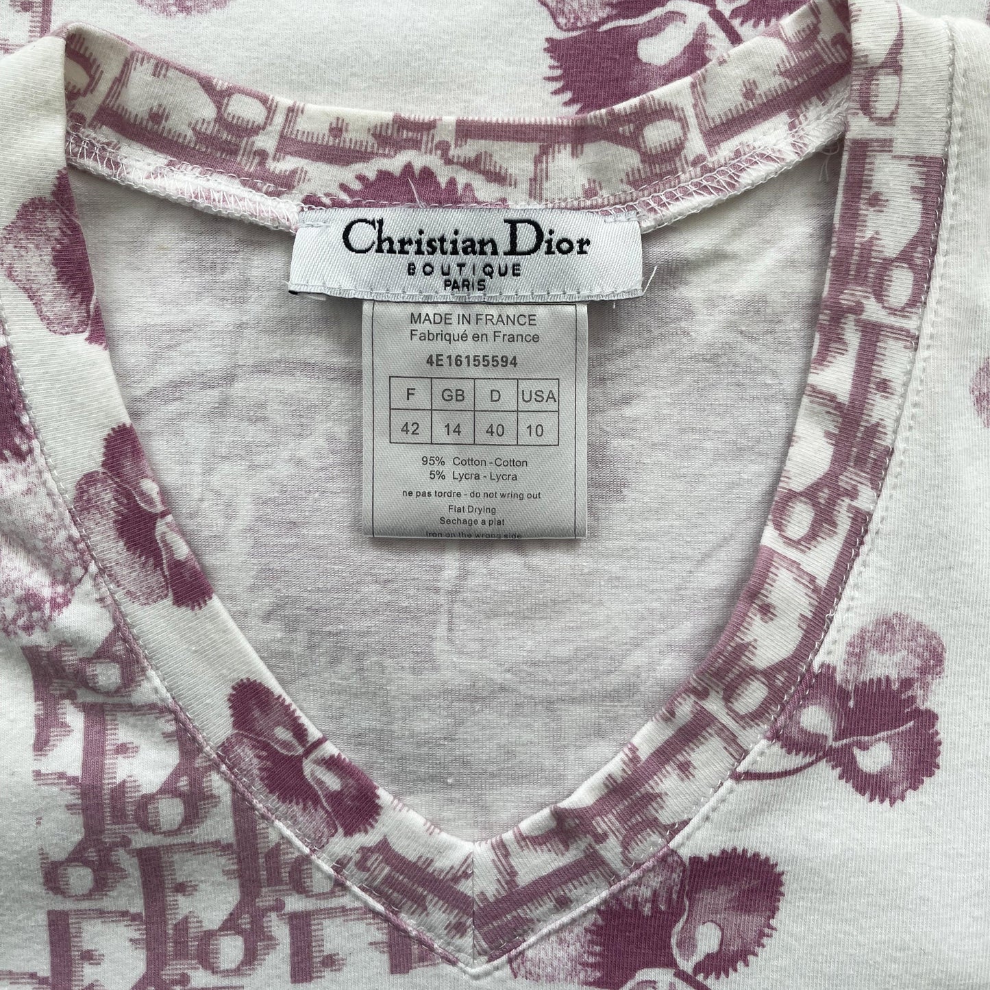 Christian Dior Cherry Blossom T-Shirt - Known Source