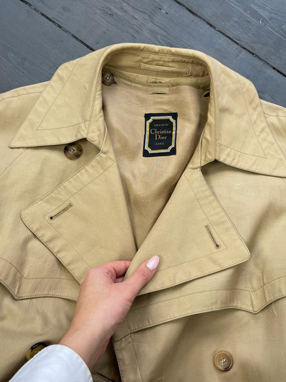 Christian Dior Double Breasted Cotton Trench Coat - Known Source