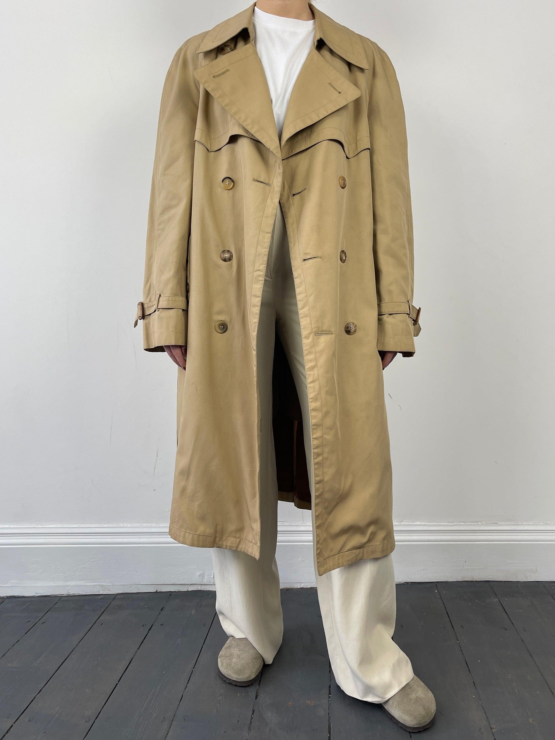 Christian Dior Double Breasted Cotton Trench Coat - Known Source