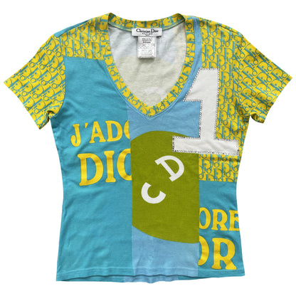 Christian Dior J'adore Dior Patchwork T-Shirt - Known Source