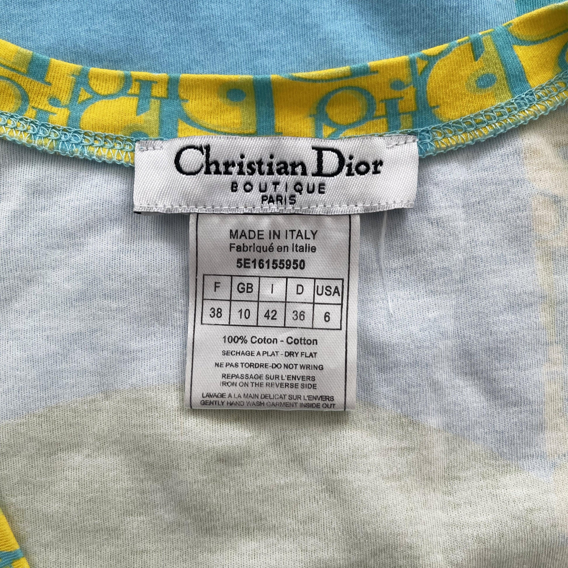 Christian Dior J'adore Dior Patchwork T-Shirt - Known Source
