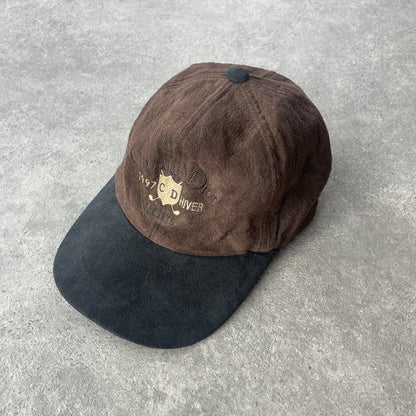 Christian Dior Sports 1997 embroidered suede cap - Known Source
