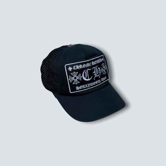 Chrome Hearts Black “CH” Trucker Hat - Known Source