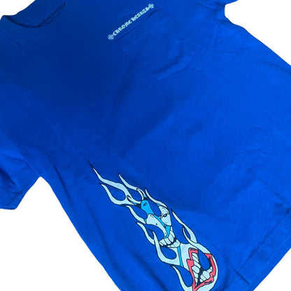 Chrome Hearts Matty Boy Short Sleeve T-shirt Blue - Known Source