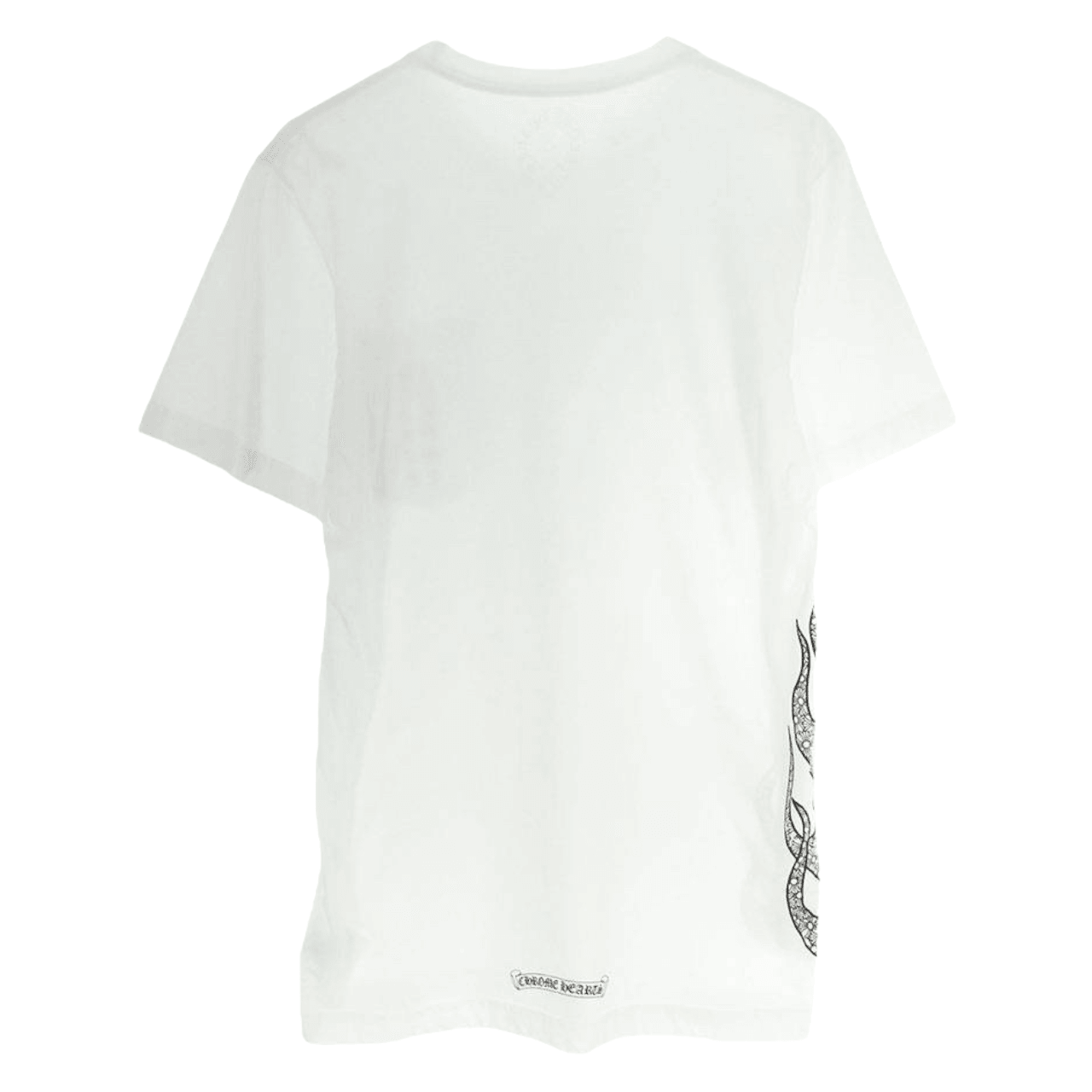 Chrome Hearts Pocket flame White T-shirt - Known Source