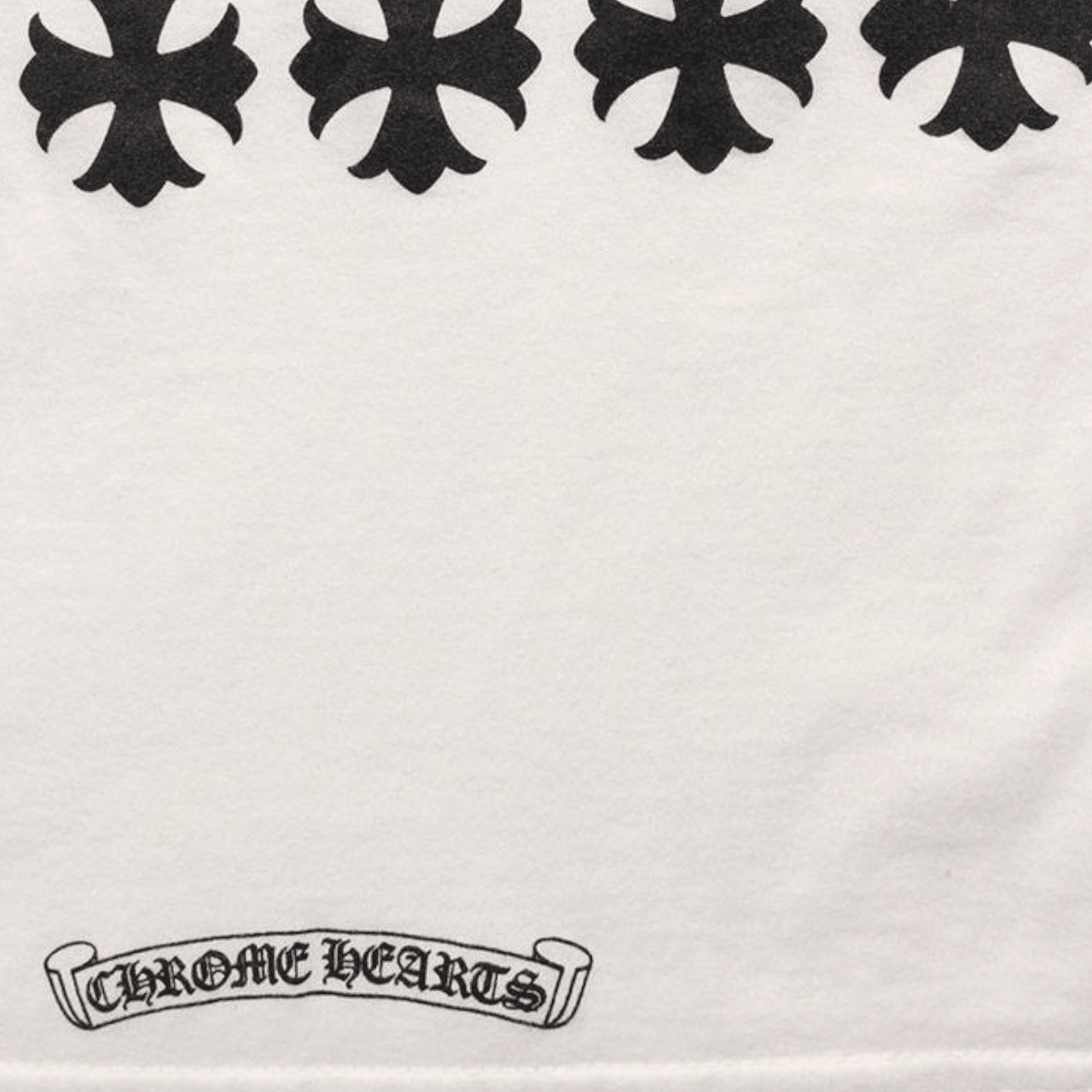 CHROME HEARTS Pocket tee Horseshoe Cross Neon Red & Back White T-shirt - Known Source