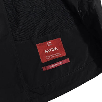 CP Company Black Nycra Nylon Goggle Jacket - Known Source