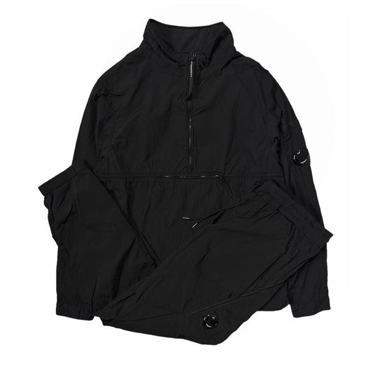 CP Company Black Nylon Lens Tracksuit - Known Source