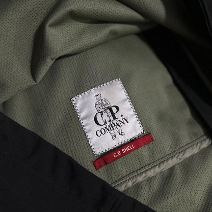 CP Company Black Soft Shell Goggle Jacket - Known Source