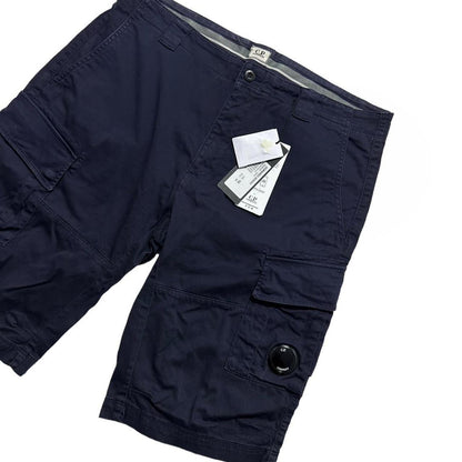 CP Company Blue Canvas Shorts - Known Source