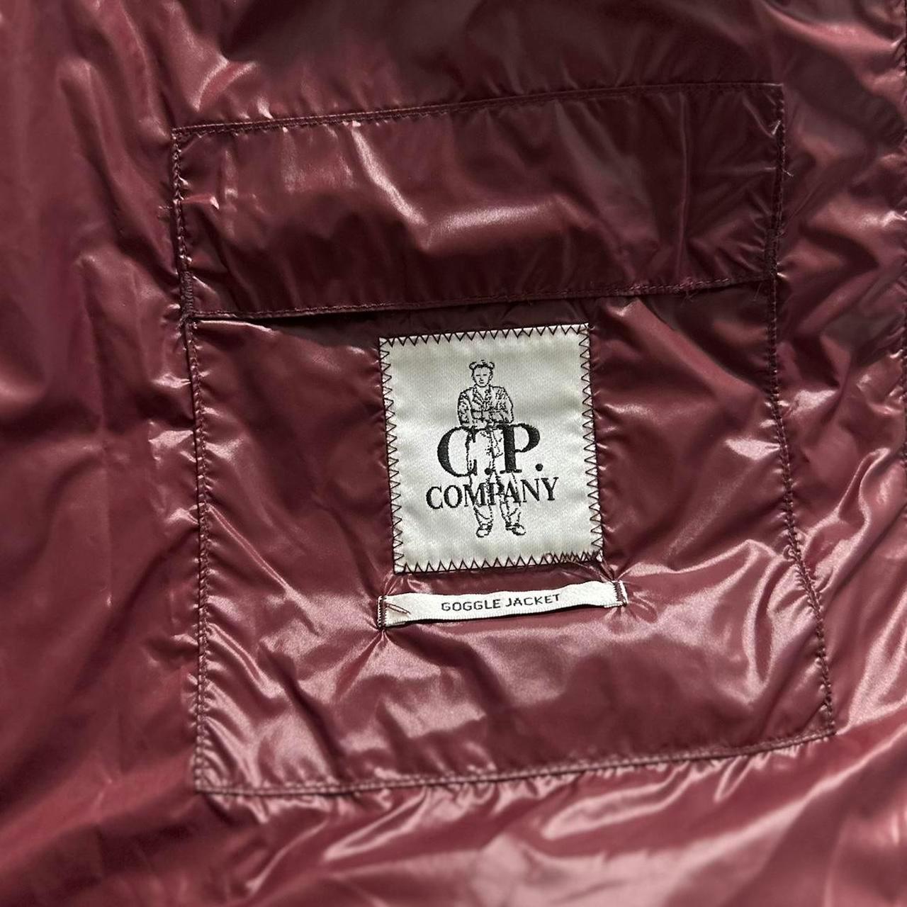 CP Company D.D. Shell Maroon Down Goggle Jacket - Known Source