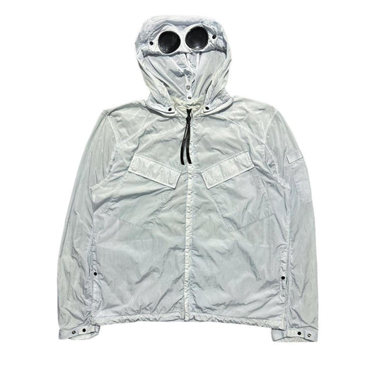 CP Company Icy Blue Nylon Goggle Jacket - Known Source