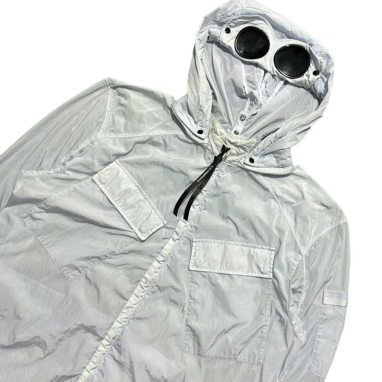 CP Company Icy Blue Nylon Goggle Jacket - Known Source