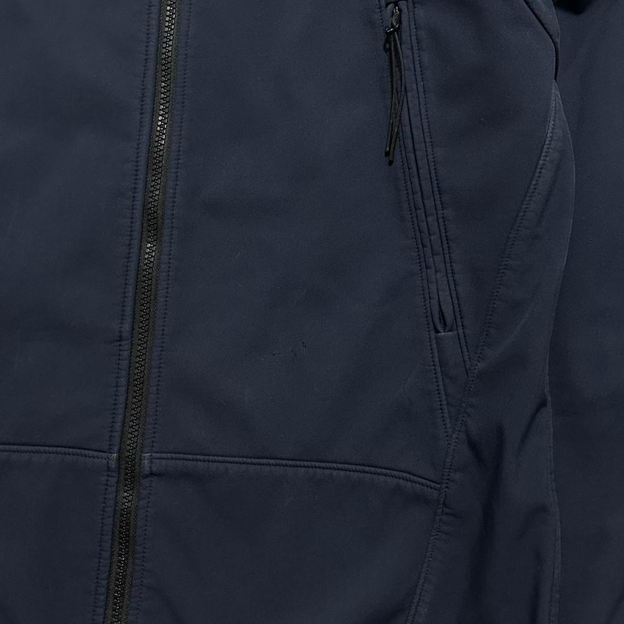 CP Company Navy Soft Shell Goggle Jacket - Known Source