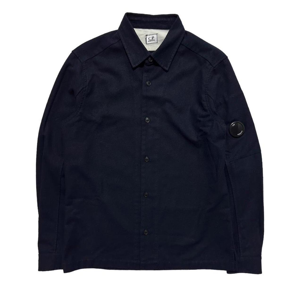 CP Company Navy Wool Overshirt - Known Source