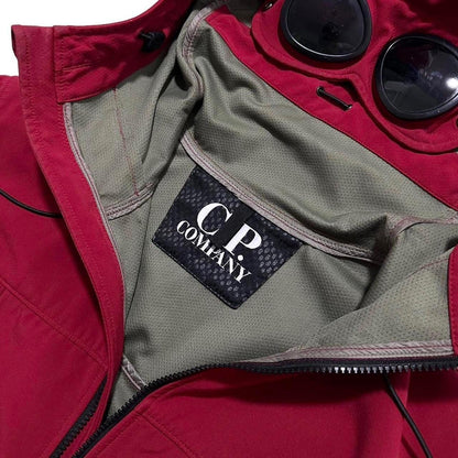 CP Company Red Soft Shell Goggle Jacket - Known Source