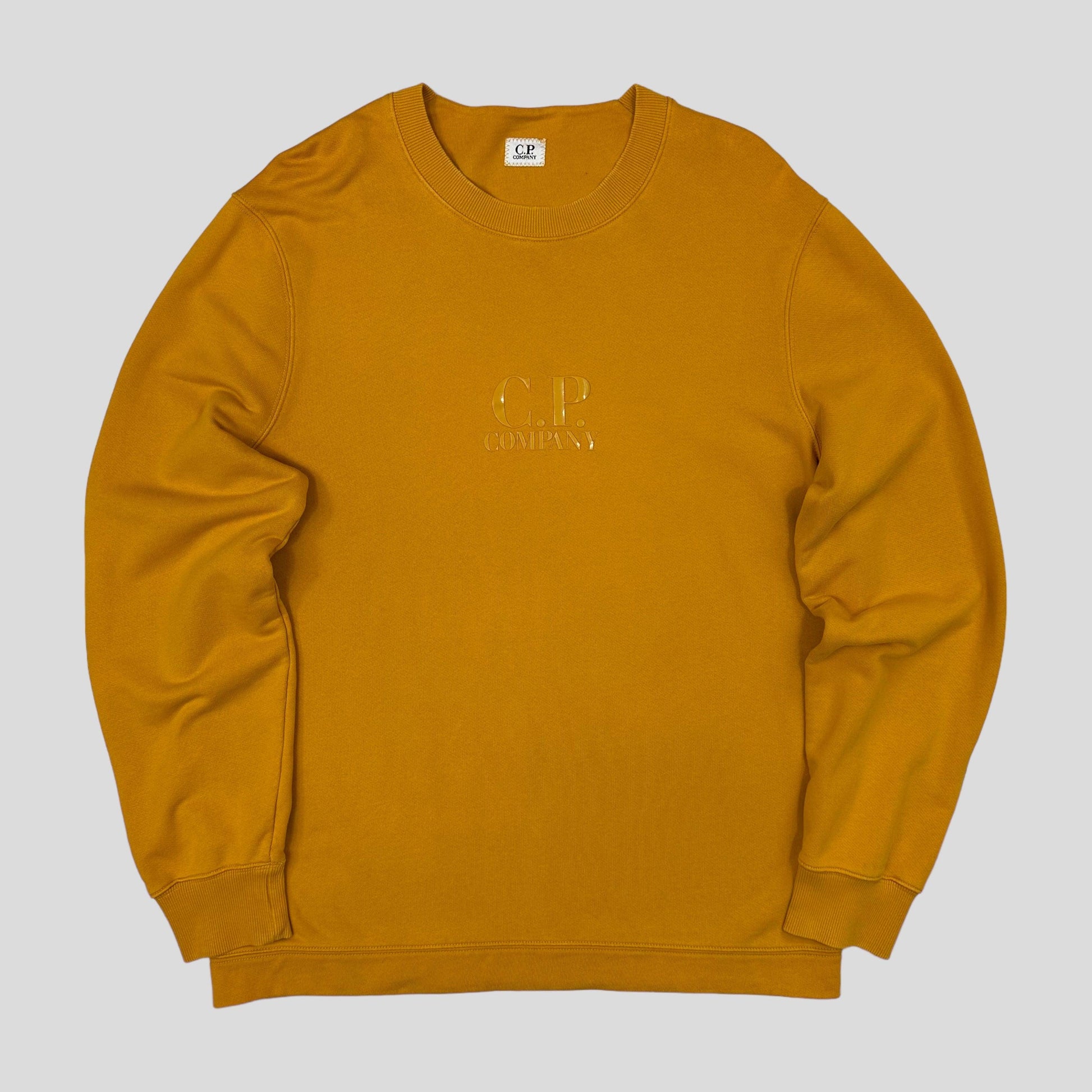 CP Company Rubberised Logo Crewneck - XL/XXL - Known Source