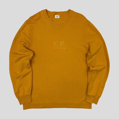 CP Company Rubberised Logo Crewneck - XL/XXL - Known Source