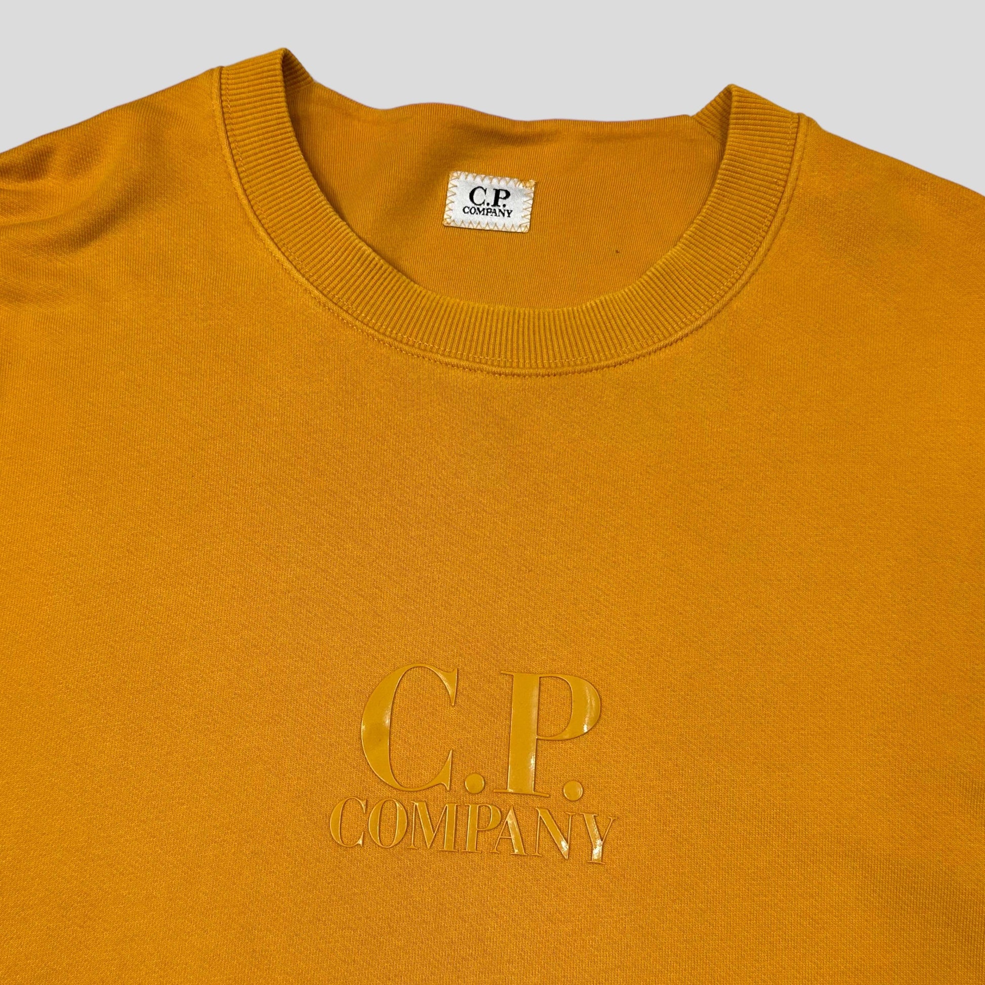 CP Company Rubberised Logo Crewneck - XL/XXL - Known Source