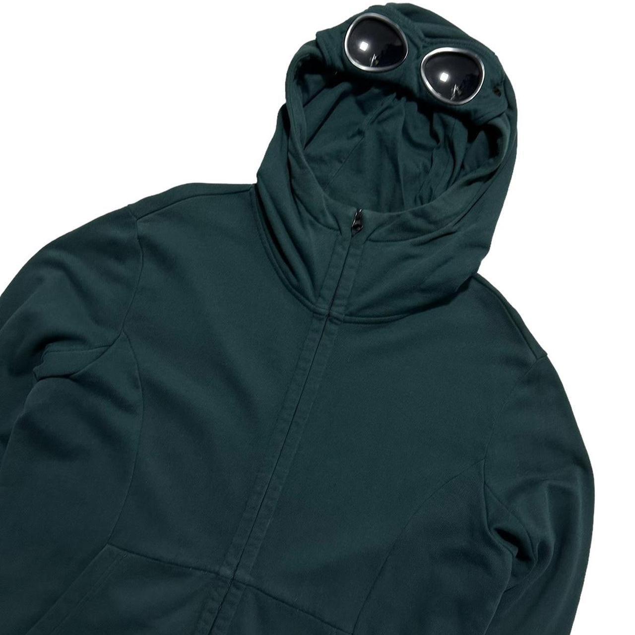 CP Company Teal Full Zip Goggle Hoodie - Known Source