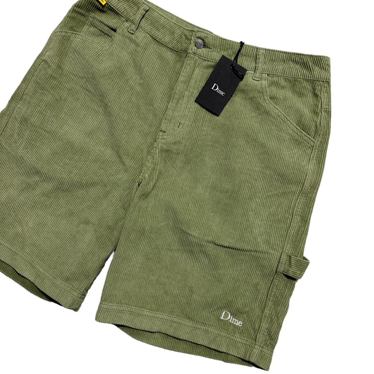 Dime Corduroy Green Shorts - Known Source