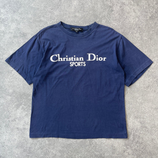 Dior Sports 1990s heavyweight spellout t-shirt (S) - Known Source