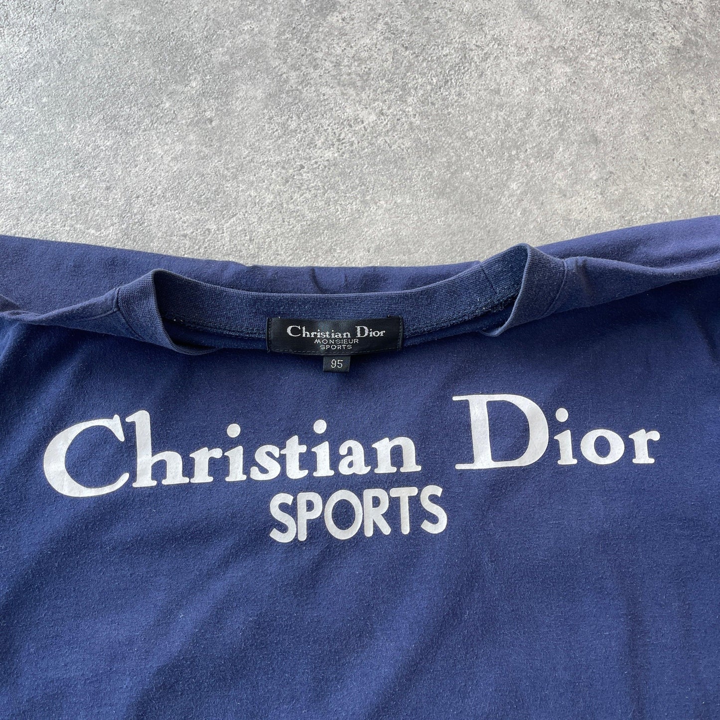 Dior Sports 1990s heavyweight spellout t-shirt (S) - Known Source