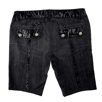 Dolce and Gabbana leather panel shorts W30 - Known Source