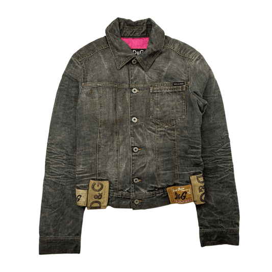 DOLCE AND GABBANA LEATHER PATCH DENIM (S) - Known Source
