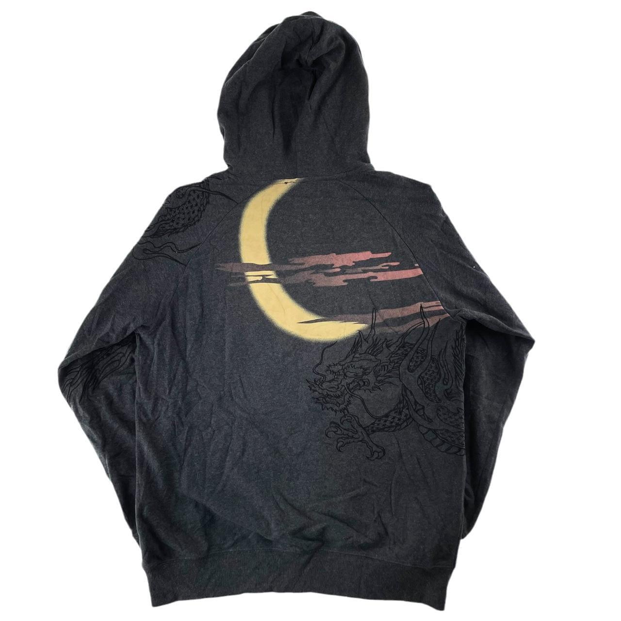 Dragon and Moon Japanese hoodie size M - Known Source