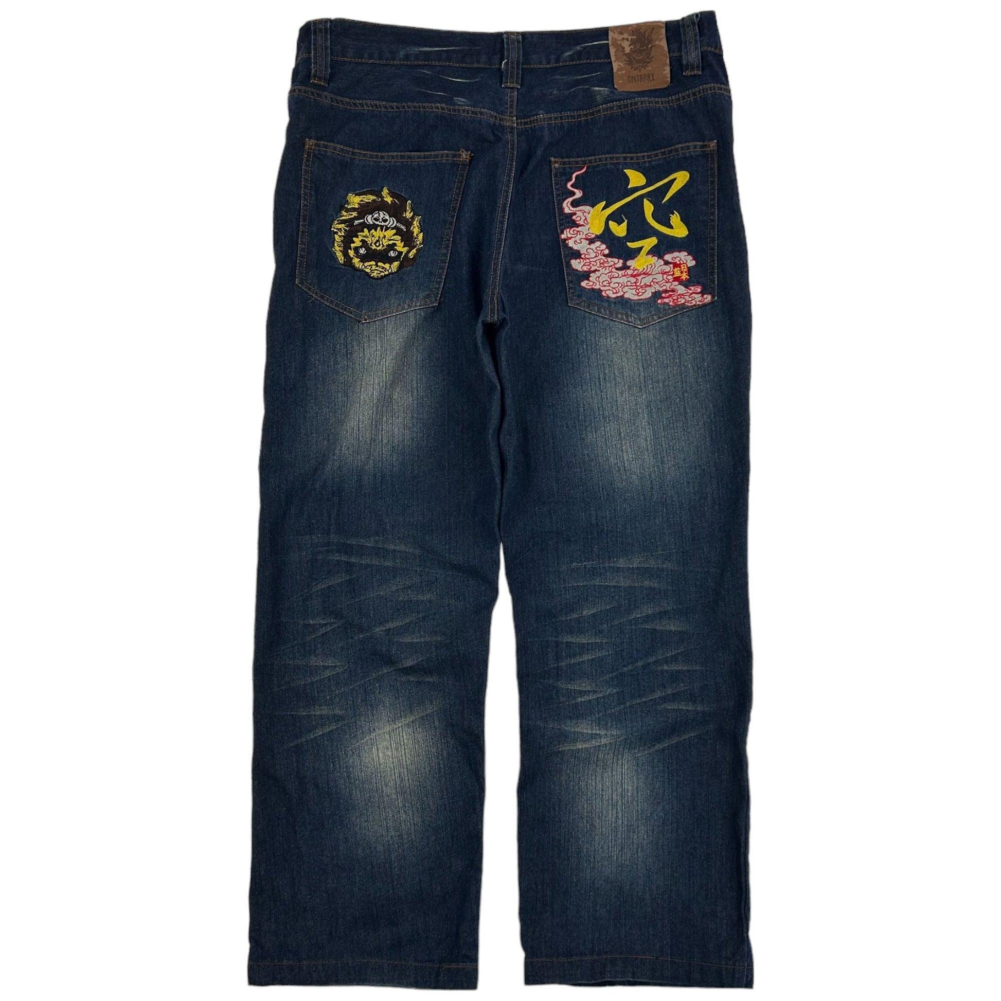 Vintage Oniarai Japanese Denim Jeans Size W32 - Known Source