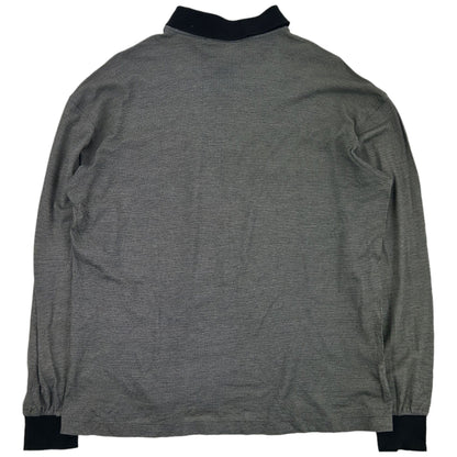Vintage Yves Saint Laurent Long Sleeve Polo Shirt Size M