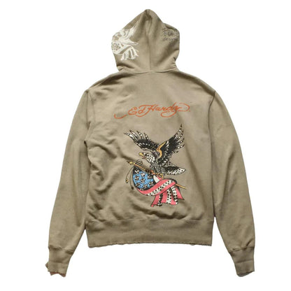 ED HARDY AMERICAN EAGLE HOODY (M) - Known Source