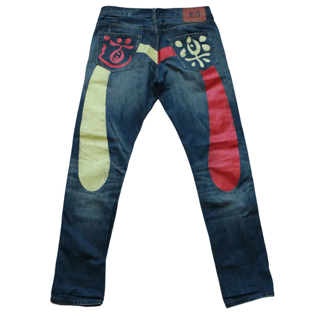 EVISU DISTRESSED DIACOCK JEAN - Known Source