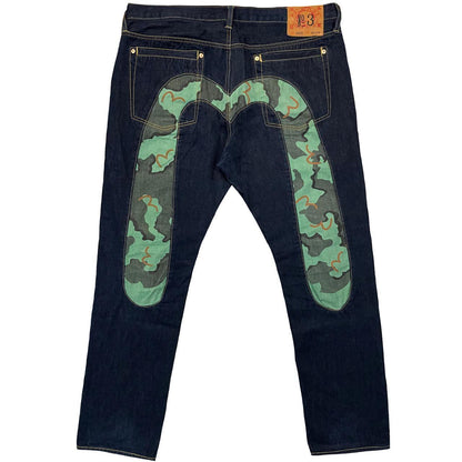 Evisu Ishigaki Camo Daicock Jeans - Known Source