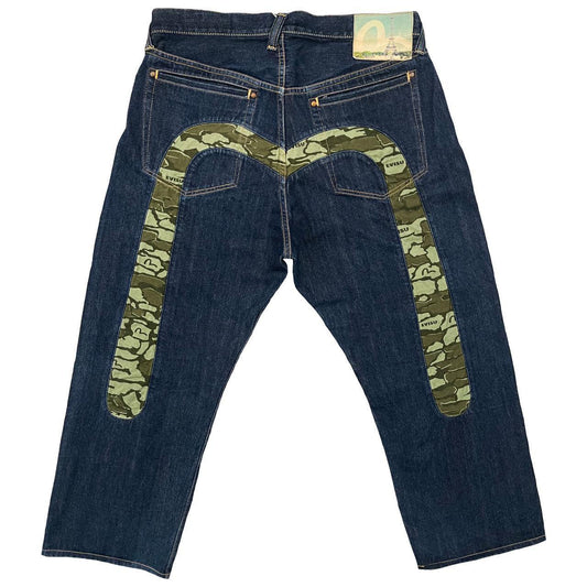 Evisu Ishigaki Camo Daicock Jeans - Known Source