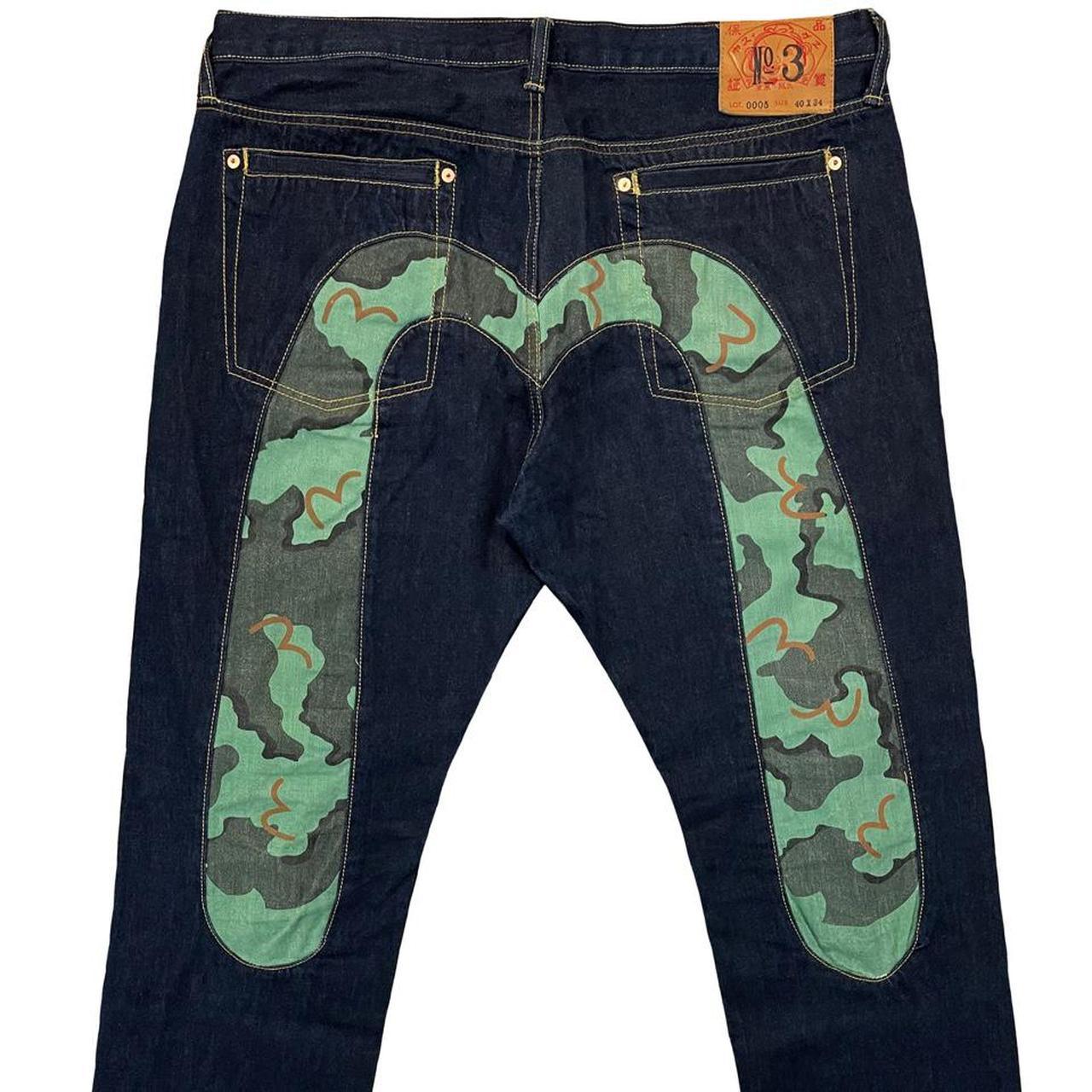 Evisu Ishigaki Camo Daicock Jeans - Known Source