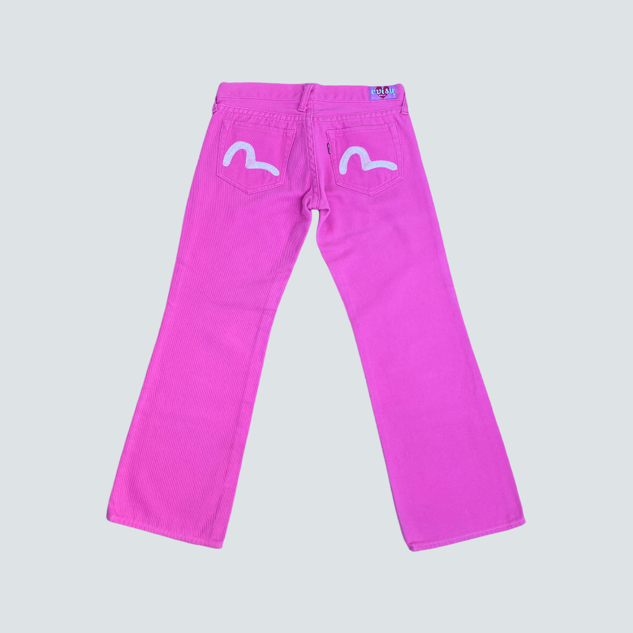 EVISU Jeans donna Pink straight pants (28) - Known Source