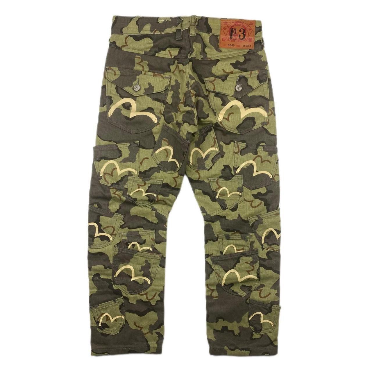 EVISU MULTI POCKET CAMO JEAN - Known Source