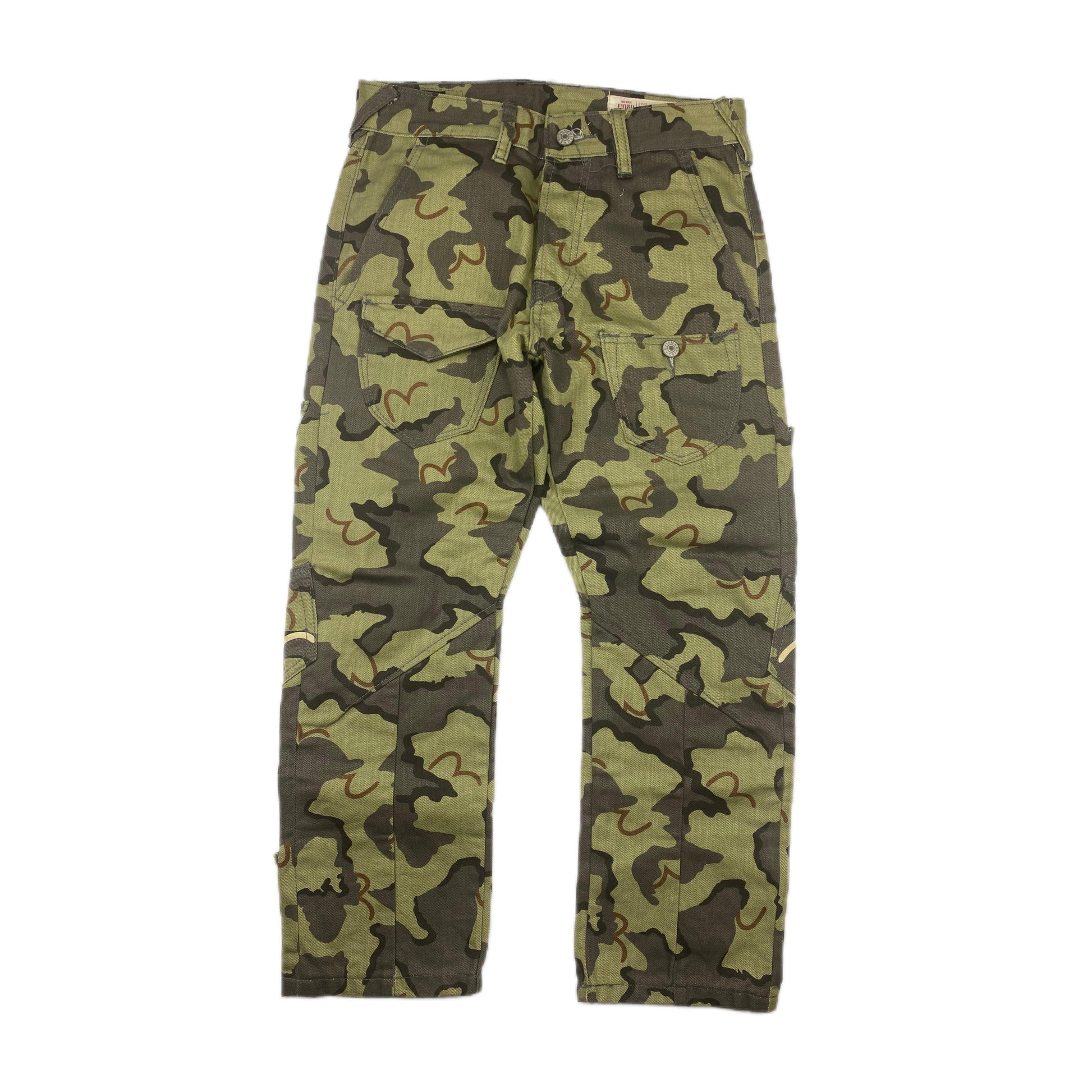 EVISU MULTI POCKET CAMO JEAN - Known Source