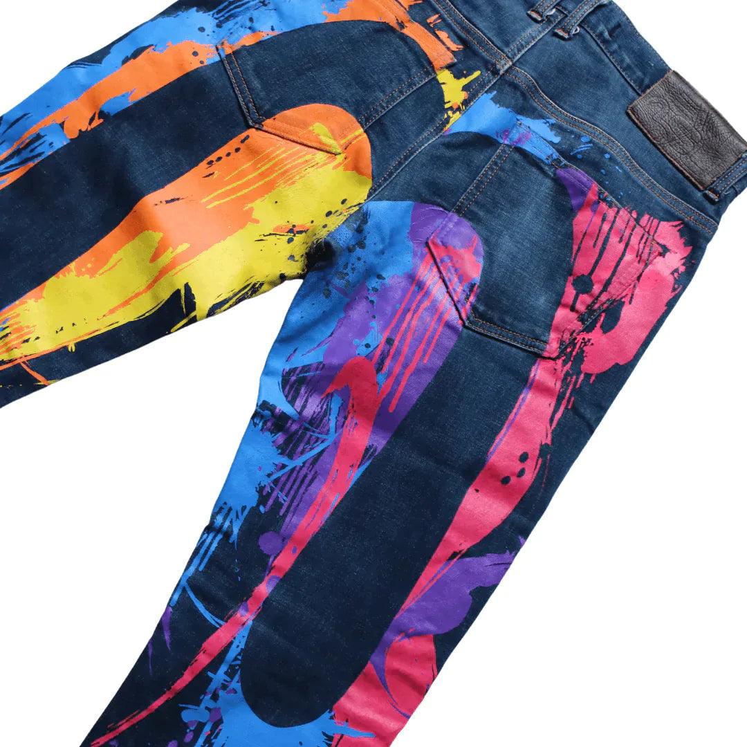 EVISU PAINT SPLASH JEAN - Known Source