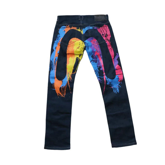 EVISU PAINT SPLASH SEAGULL JEAN - Known Source