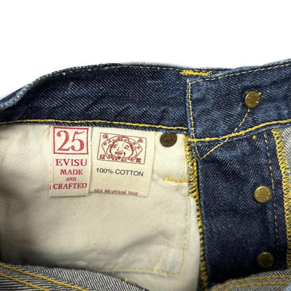 Evisu Selvedge Jeans With Loveheart Embroidery ( W25 ) - Known Source