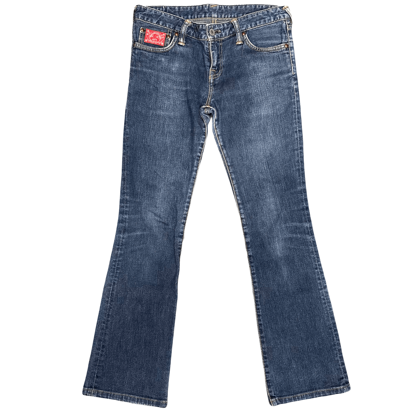 Evisu Selvedge Jeans With Loveheart Embroidery ( W28 ) - Known Source
