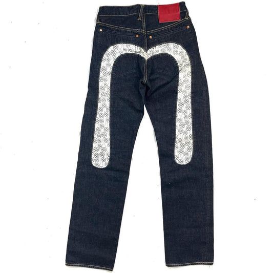 Evisu Selvedge Jeans With Monogram Fabric Daicock ( W28 ) - Known Source