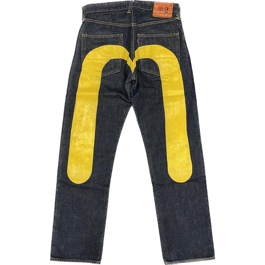 Evisu Selvedge Jeans With Yellow Daicock ( W31 ) - Known Source